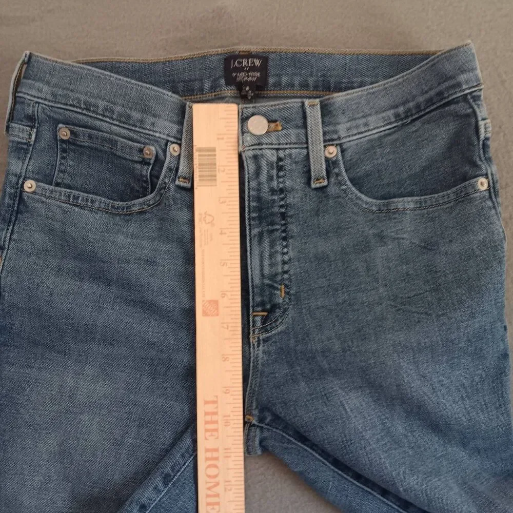 J Crew Womens 28 Jeans Medium Wash 9